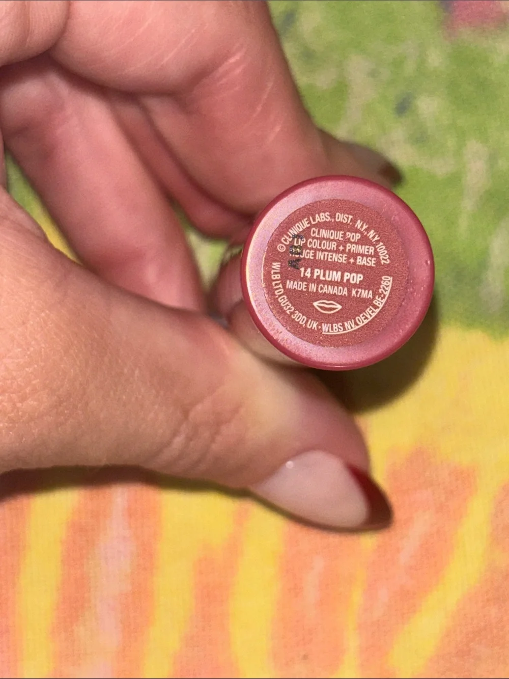 Clinique Lip Colour + Primer Stick in shade 14 Plum Pop 🆕